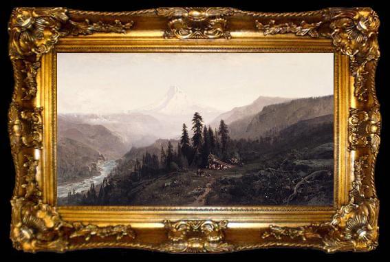 framed  William Keith Mount Hood, Oregon, ta009-2